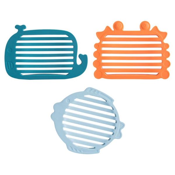 soap dishes 3pcs creative silicone pad cartoon modeling mat hollow for home
soap dishes 3pcs creative silicone pad cartoon modeling mat hollow for home