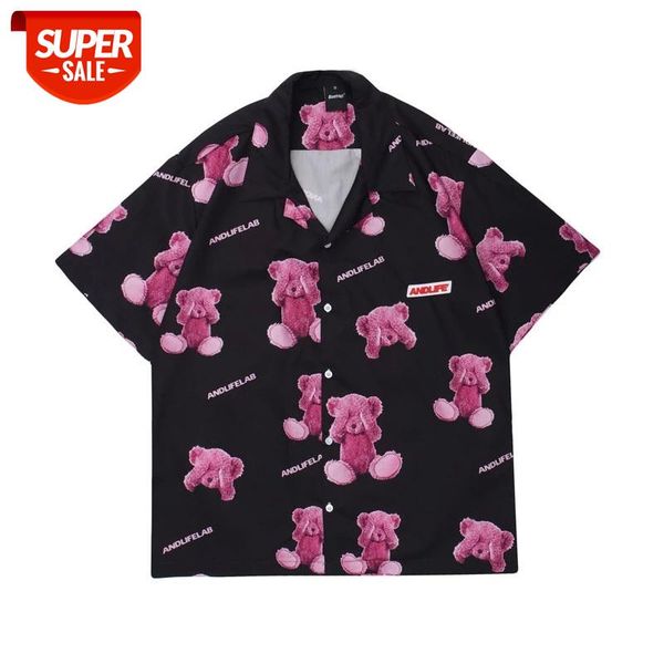 seveyfan 2021 men's fashion bear printed shirts short sleeve cotton shirts summer casual for male #vv2w, White;black
seveyfan 2021 men's fashion bear printed shirts short sleeve cotton shirts summer casual for male #vv2w, White;black