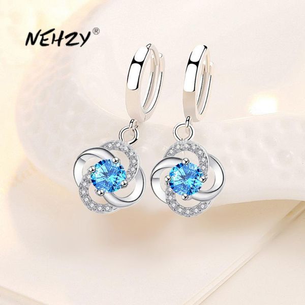 dangle & chandelier nehzy 925 sterling silver women's fashion jewelry blue crystal zircon hollow flower-shaped mid-length earri
dangle & chandelier nehzy 925 sterling silver women's fashion jewelry blue crystal zircon hollow flower-shaped mid-length earri