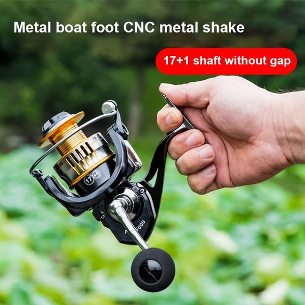 17+1 bb fishing reel 5.0:1 4.7:1 gear ratio high speed spinning reel carp fishing reels for saltwater
17+1 bb fishing reel 5.0:1 4.7:1 gear ratio high speed spinning reel carp fishing reels for saltwater