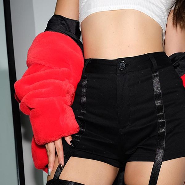 women shorts fashion casual hollow out high waist trousers de deporte de cintura alta j22, White;black
women shorts fashion casual hollow out high waist trousers de deporte de cintura alta j22, White;black