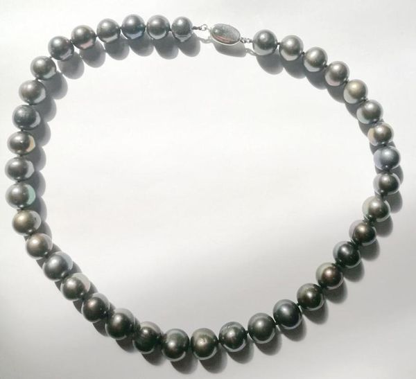 chokers 11mm bright black gray real pearl necklace 925 silver clasp natural freshwater women jewelry 17'' 43cm, Golden;silver
chokers 11mm bright black gray real pearl necklace 925 silver clasp natural freshwater women jewelry 17'' 43cm, Golden;silver