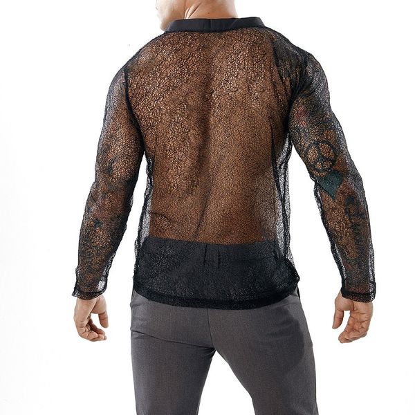 men's t-shirts casual mesh transparent shirts t-shirt boys long sleeve shirt deep v cardigan cool tshirt fo c2x5, White;black
men's t-shirts casual mesh transparent shirts t-shirt boys long sleeve shirt deep v cardigan cool tshirt fo c2x5, White;black