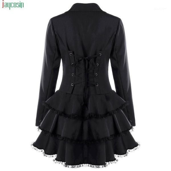 women's suits & blazers jaycosin 2021 blazer women long sleeve coat suit slim lace flounce jacket with buttons and jackets, White;black
women's suits & blazers jaycosin 2021 blazer women long sleeve coat suit slim lace flounce jacket with buttons and jackets, White;black