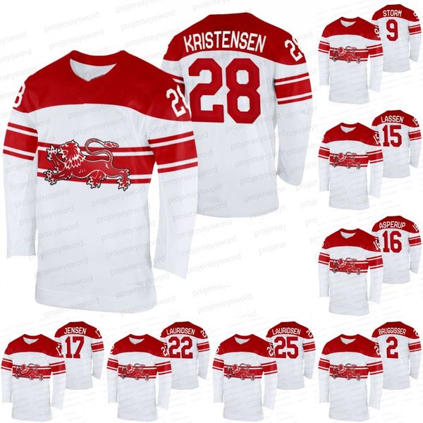 2022 winter away hockey jersey sebastian dahm nicklas jensen phillip bruggisser julian jakobsen morten madsen frederik storm emil kristensen, Black;red
2022 winter away hockey jersey sebastian dahm nicklas jensen phillip bruggisser julian jakobsen morten madsen frederik storm emil kristensen, Black;red