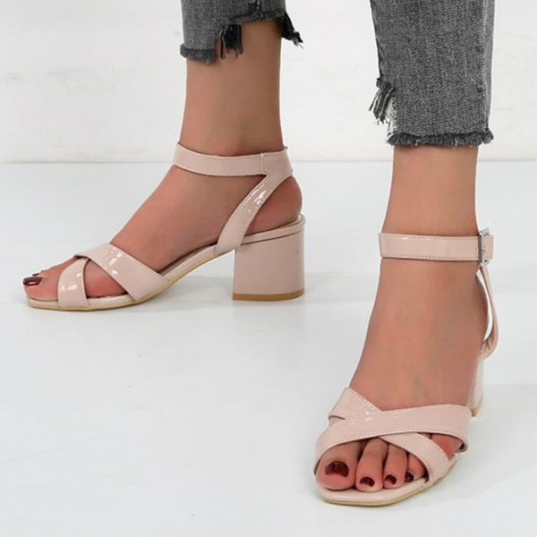 sandals luxury fashion women ankle strap buckle chunky high heel cross peep toe summer dress wedding shoes ladies female, Black
sandals luxury fashion women ankle strap buckle chunky high heel cross peep toe summer dress wedding shoes ladies female, Black