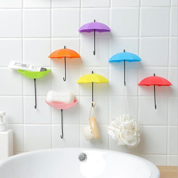 hooks & rails 3pcs/set self-adhesive kitchen cute umbrella wall mount key holders hook coat hat hanger organizer durable gift
hooks & rails 3pcs/set self-adhesive kitchen cute umbrella wall mount key holders hook coat hat hanger organizer durable gift