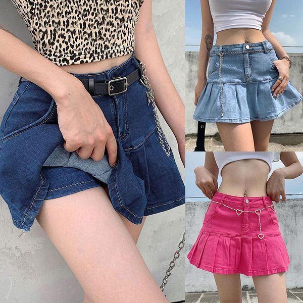 skirts women ruffled stretch denim skirt female 2021 summer korean e girl fashion high waist short woman solid, Black
skirts women ruffled stretch denim skirt female 2021 summer korean e girl fashion high waist short woman solid, Black