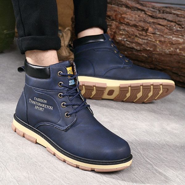 super warm mens winter pu leather ankle boots men autumn waterproof snow boots leisure autumn mens shoes winter shoes winter shoes d25a#, Black
super warm mens winter pu leather ankle boots men autumn waterproof snow boots leisure autumn mens shoes winter shoes winter shoes d25a#, Black