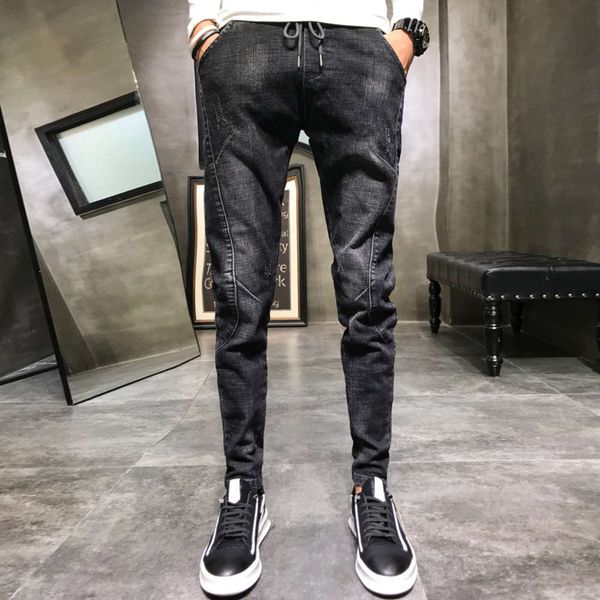 autumn 2021 social spirit guy korean trend slim legged pants small leg jeans men, Blue
autumn 2021 social spirit guy korean trend slim legged pants small leg jeans men, Blue