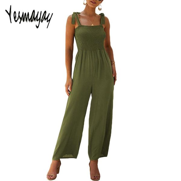 women's jumpsuits & rompers fashion office womens jumpsuit 2021 elegant women summer sleeveless overall pants spaghetti trousers pantal, Black;white
women's jumpsuits & rompers fashion office womens jumpsuit 2021 elegant women summer sleeveless overall pants spaghetti trousers pantal, Black;white