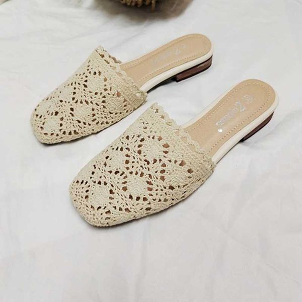 sandals summer all-match hollow half-drag ladies woven rattan grass lace pu rubber fabric soft bottom and slippers, Black
sandals summer all-match hollow half-drag ladies woven rattan grass lace pu rubber fabric soft bottom and slippers, Black