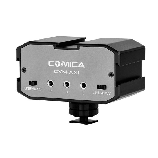 comica cvm-ax1audio mixer adapter universal dual channel 3.5mm port mixer support real-time monitoring mono/stereo output switch
comica cvm-ax1audio mixer adapter universal dual channel 3.5mm port mixer support real-time monitoring mono/stereo output switch