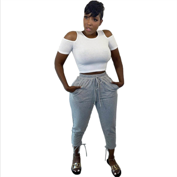 women's pants & capris rstylish 2021 summer women fitness clothing solid color cotton casual lace up running sports sweatpants, Black;white
women's pants & capris rstylish 2021 summer women fitness clothing solid color cotton casual lace up running sports sweatpants, Black;white