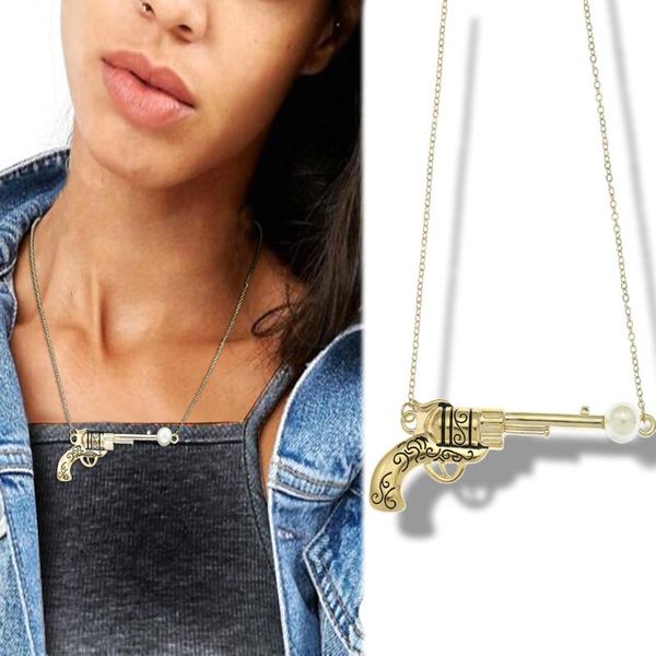 pendant necklaces western gun pistol revolver pearl chain necklace etched scroll costume southwestern boho women cosplay gift, Silver
pendant necklaces western gun pistol revolver pearl chain necklace etched scroll costume southwestern boho women cosplay gift, Silver