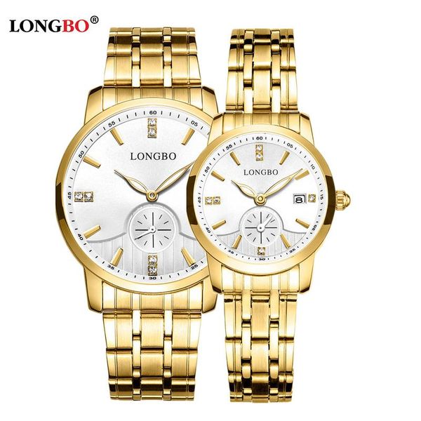 wristwatches longbo brand simple watch stainless steel strap couple watches fashion waterproof, Slivery;brown
wristwatches longbo brand simple watch stainless steel strap couple watches fashion waterproof, Slivery;brown
