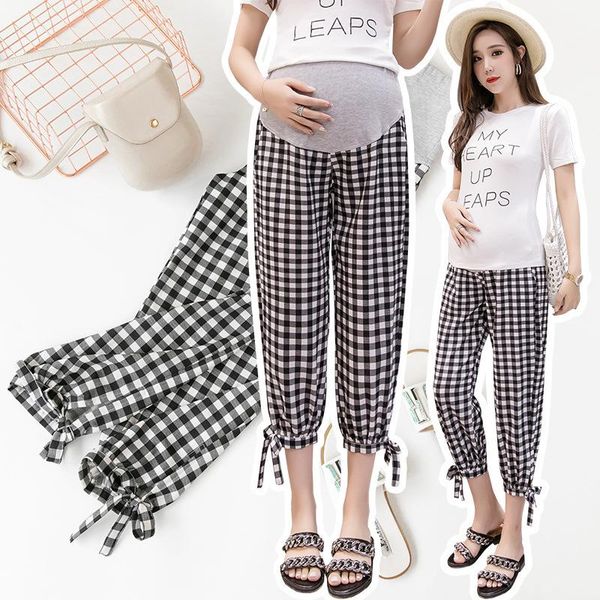 maternity bottoms casual pants black white plaid cool clothes for pregnant women's high waist tummy support belt trousers bloomers
maternity bottoms casual pants black white plaid cool clothes for pregnant women's high waist tummy support belt trousers bloomers