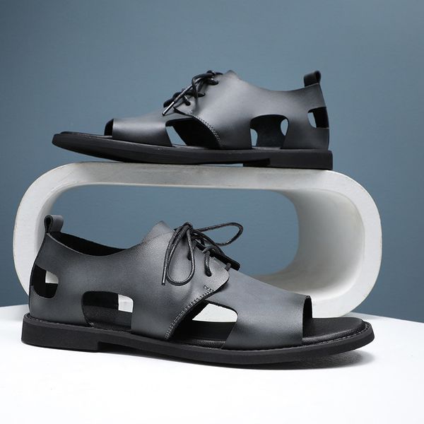 men's sandals 2021 summer trendy men's fashion lace up beach shoes bochin rome casual men, Black
men's sandals 2021 summer trendy men's fashion lace up beach shoes bochin rome casual men, Black