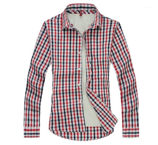 men's casual shirts quality mens shirt plaid slim fit cotton long sleeve formal social club camisas hombre men clothing1, White;black
men's casual shirts quality mens shirt plaid slim fit cotton long sleeve formal social club camisas hombre men clothing1, White;black