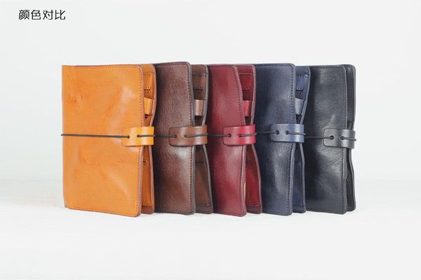 card holders multi-function package leather wallet handmade high-end notebook, Brown;gray
card holders multi-function package leather wallet handmade high-end notebook, Brown;gray
