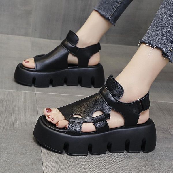 sandals internet thick bottom roman fairy style 2021 spring/summer muffin daddy for women a839, Black
sandals internet thick bottom roman fairy style 2021 spring/summer muffin daddy for women a839, Black