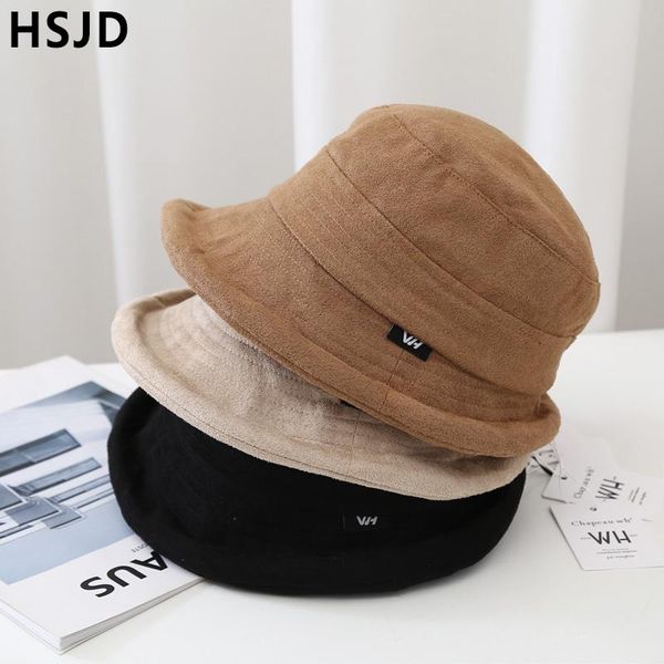 wide brim hats autumn winter for women suede wrinkle bucket hat dome fisherman's female warm floppy fishing caps, Blue;gray
wide brim hats autumn winter for women suede wrinkle bucket hat dome fisherman's female warm floppy fishing caps, Blue;gray