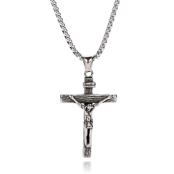 pendant necklaces jesus christ men jewelry stainless steel cross with neck chain for male gift gl0010, Silver
pendant necklaces jesus christ men jewelry stainless steel cross with neck chain for male gift gl0010, Silver