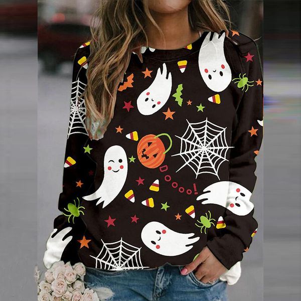 women's blouses & shirts halloween party loose long sleeve gothic pumpkin sweater women o-neck printed warm autumn and winter street gi, White
women's blouses & shirts halloween party loose long sleeve gothic pumpkin sweater women o-neck printed warm autumn and winter street gi, White