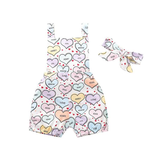 clothing sets 0-24m baby girl's heart printed romper set sleeveless backless bandage short pants bodysuit with headband for summer 2pcs, White
clothing sets 0-24m baby girl's heart printed romper set sleeveless backless bandage short pants bodysuit with headband for summer 2pcs, White
