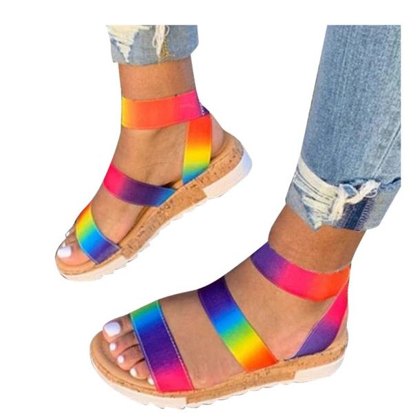 dress shoes womens wedges sandals fashion rainbow gradient open toe thick bottom flat flip flops weaving slippers cool beach, Black
dress shoes womens wedges sandals fashion rainbow gradient open toe thick bottom flat flip flops weaving slippers cool beach, Black