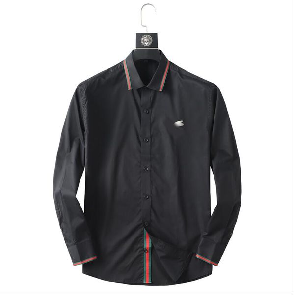 luxurys designers mens casual shirts dress shirt menswear fashion society black men solid color business casual man long sleeve -3xl#03, White;black
luxurys designers mens casual shirts dress shirt menswear fashion society black men solid color business casual man long sleeve -3xl#03, White;black