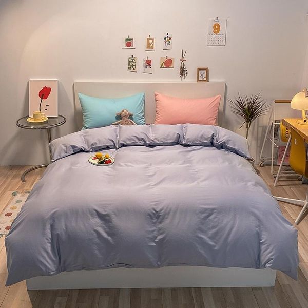 100%cotton duvet cover set breathable soft twin king duvet cover bed sheet not single color bedding set with zipper
100%cotton duvet cover set breathable soft twin king duvet cover bed sheet not single color bedding set with zipper