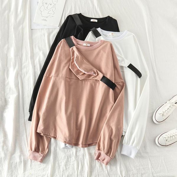 women's hoodies & sweatshirts fashion oversized loose women sweatshirt with waist bag kawaii autumn winter o neck solid casual harajuku, Black
women's hoodies & sweatshirts fashion oversized loose women sweatshirt with waist bag kawaii autumn winter o neck solid casual harajuku, Black