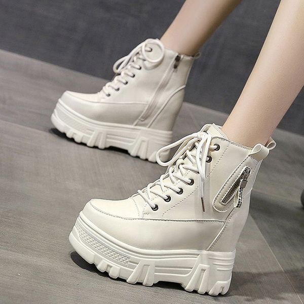 leather ankle boots plutonium from zipper on the high side platform winter shoes of women with thick soles 6b2i, Black
leather ankle boots plutonium from zipper on the high side platform winter shoes of women with thick soles 6b2i, Black