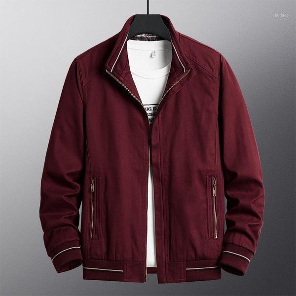 men's autumn stand collar jacket youth fashion pure color casual versatile jackets, Black;brown
men's autumn stand collar jacket youth fashion pure color casual versatile jackets, Black;brown
