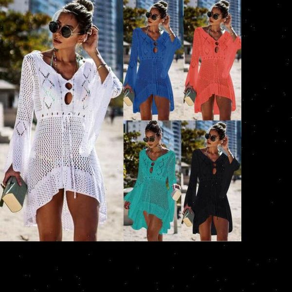 2021 women bathing suit lace crochet bikini cover up swimwear summer beach dress drop shipping, Black;gray
2021 women bathing suit lace crochet bikini cover up swimwear summer beach dress drop shipping, Black;gray