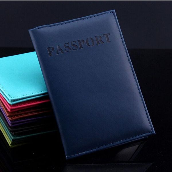 card holders 1pc passport cover pu leather women holder women's travel case man wallet, Brown;gray
card holders 1pc passport cover pu leather women holder women's travel case man wallet, Brown;gray