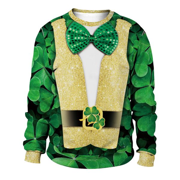 couple hoodie long sleeve crew neck cartoon bow three leaf grass pattern high definition printing leisure fashion spring and autumn trend, Black
couple hoodie long sleeve crew neck cartoon bow three leaf grass pattern high definition printing leisure fashion spring and autumn trend, Black