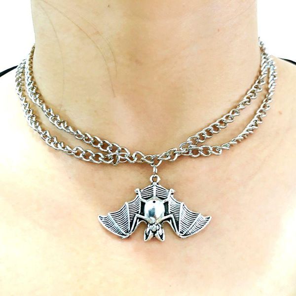 chokers vintage goth necklace for women silver color short chain chocker ocs bat animal charm gothic necklaces pendants, Golden;silver
chokers vintage goth necklace for women silver color short chain chocker ocs bat animal charm gothic necklaces pendants, Golden;silver