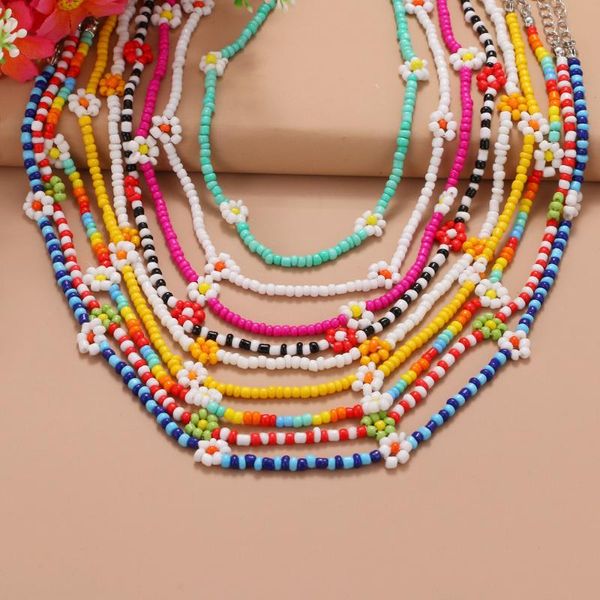 chokers 2021 korea lovely daisy flowers colorful beaded charm statement short choker necklace for women vacation jewelry, Golden;silver
chokers 2021 korea lovely daisy flowers colorful beaded charm statement short choker necklace for women vacation jewelry, Golden;silver