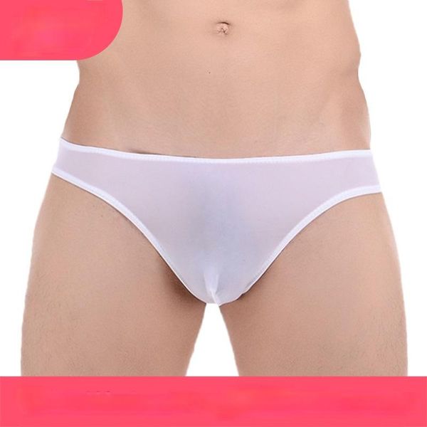 underpants u cock pouch ice silk men smooth transparent low-rise briefs underwear, Black;white
underpants u cock pouch ice silk men smooth transparent low-rise briefs underwear, Black;white