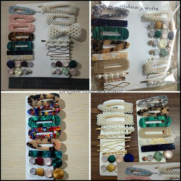 & barrettes jewelry jewelrygirls clips diamond hairpins retro pearl hair aessories crystal card packaging combination hairpin set drop deliv, Golden;silver
& barrettes jewelry jewelrygirls clips diamond hairpins retro pearl hair aessories crystal card packaging combination hairpin set drop deliv, Golden;silver