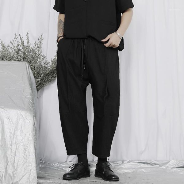 men's pants classic dark simple casual retro baggy wide-leg youth fashion trend harlem, Black
men's pants classic dark simple casual retro baggy wide-leg youth fashion trend harlem, Black