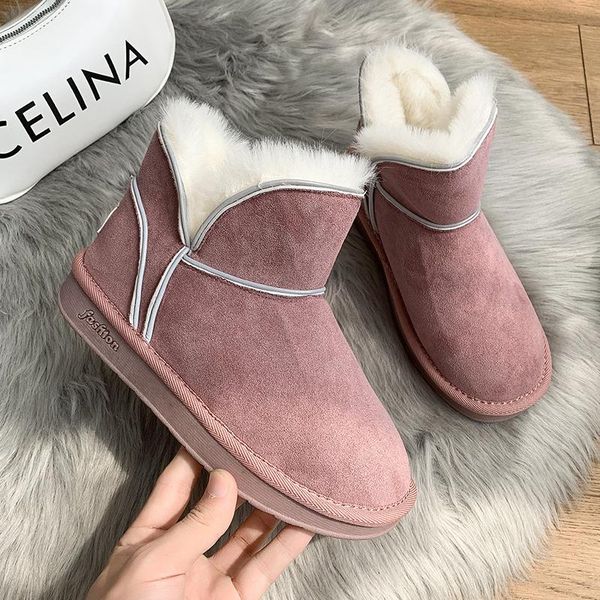 boots fashion women's snow plush warm women round head platform ankle ladies winter cotton shoes botines mujer, Black
boots fashion women's snow plush warm women round head platform ankle ladies winter cotton shoes botines mujer, Black