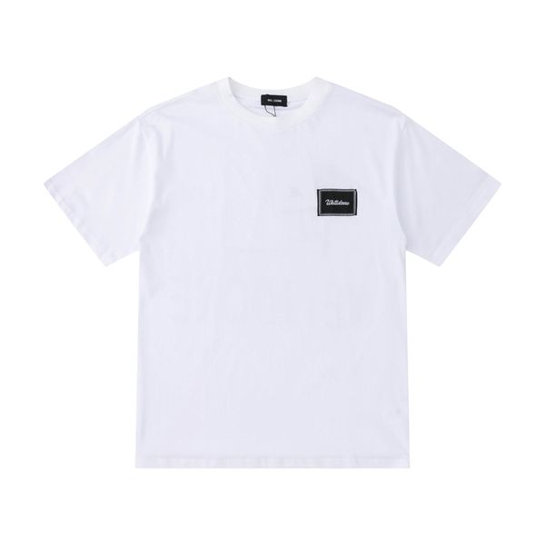 2021we11 summer fashion brand letter drill round neck loose sleeve t-shirt men's and women's short sleeves, White;black
2021we11 summer fashion brand letter drill round neck loose sleeve t-shirt men's and women's short sleeves, White;black