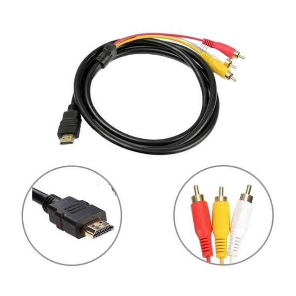 audio cables & connectors generic 1080p to 3rca cable video cord hd gold plated clear signal transmitter adapter
audio cables & connectors generic 1080p to 3rca cable video cord hd gold plated clear signal transmitter adapter