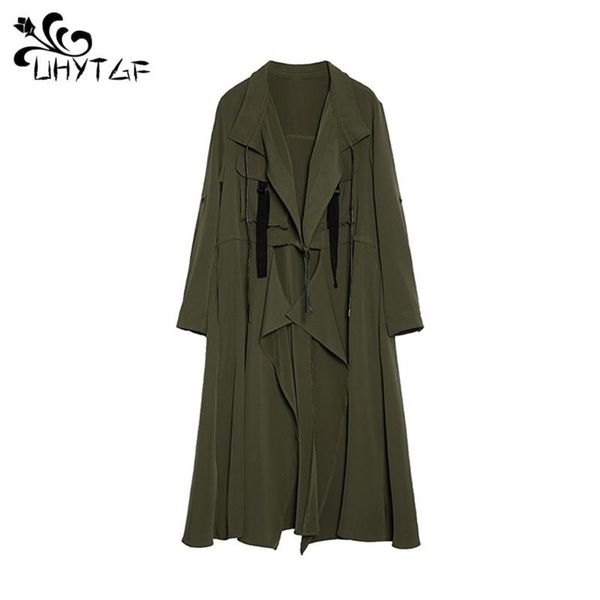 women's trench coats uhytgf plus size ladies fashion cardigan coat korean stitching long elegant female windbreaker 91, Tan;black
women's trench coats uhytgf plus size ladies fashion cardigan coat korean stitching long elegant female windbreaker 91, Tan;black