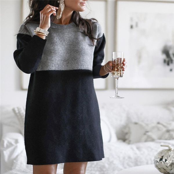 2021 new autumn women's round neck head and long sleeves loose plus-size of comfortable beauty fashion women clothings oqsi, Black;gray
2021 new autumn women's round neck head and long sleeves loose plus-size of comfortable beauty fashion women clothings oqsi, Black;gray