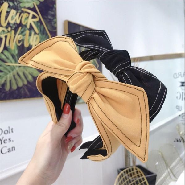 hair accessories fashion women denim fabric double line striped big bow wide side headband wild girl band headwear
hair accessories fashion women denim fabric double line striped big bow wide side headband wild girl band headwear