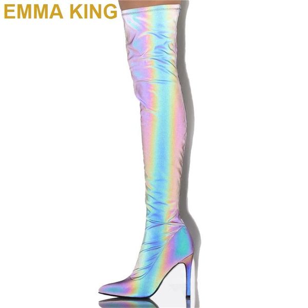 boots mixed rainbow color women thigh high pointy toe stilettos stretch ladies party shoes winter woman 2021, Black
boots mixed rainbow color women thigh high pointy toe stilettos stretch ladies party shoes winter woman 2021, Black